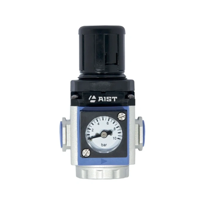Регулятор давления воздуха 1/4" с манометром мини AIST 91033102 00-00009678