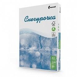 Бумага офисная СНЕГУРОЧКА 96% А4 80г/м 500л отпускается коробками по 5 пачек в коробке