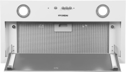 Вытяжка встраиваемая Hyundai HBB 6036 WG белый управление: кнопочное 1 мотор