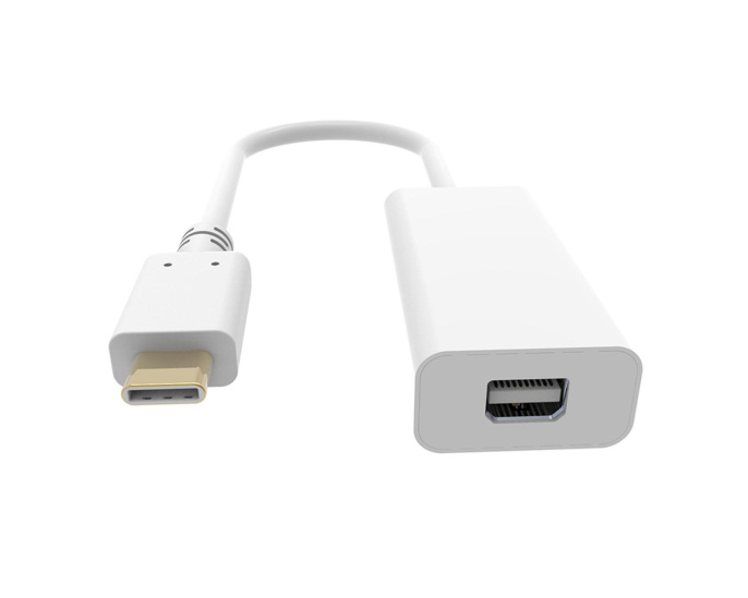 Адаптер Buro USB Type-C m - miniDisplayPort f , белый [bhp ret tpc_mdp]