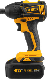 Ударный гайковерт DENZEL CID-IB-200, 4Ач,  с одним аккумулятором [26510]