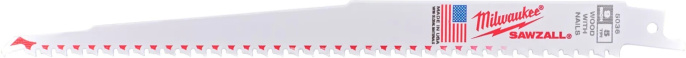 Полотно для сабельной пилы Milwaukee Sawzall 230х5 5шт 48475036 толщина: 1.27 мм, высота: 19 мм, длина 230мм, подходит для работы с деревом, гвоздями, болтами, мощность резки 10-175мм