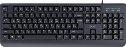 Клавиатура Acer OKW400, USB, мембранная, черный [zl.kbdee.01c]