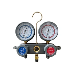 Манометрический коллектор Royal Clima 2-вентеля, 3 штуцера, R22/R32/R134/R410, М1/4", без шлангов RT-MG20BR-R410