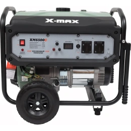 Бензиновый генератор X-MAX 5,5 кВт, ручной стартер, медная обмотка, без АКБ XM6500C