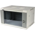 Настенный шкаф TWT Pro 12U 600x600 стеклянная дверь CBWPG-12U-6x6-GY
