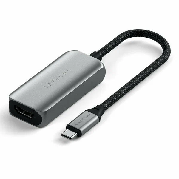 Адаптер Satechi USB-C To HDMI 2.1 8K Adapter. Цвет: серый космос
