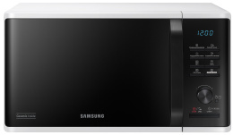 Микроволновая печь Samsung MG23K3515AW/BW, 800Вт, 23л, белый/черный