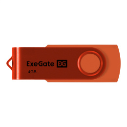 USB-флеш накопитель ExeGate Jet 4GB оранжевый USB2.0, 480Mbps, пластик/металл EX302033RUS