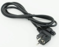 NONAME Кабель IEC C5 3-pin Евровилка угловой 1.8м 469 черный