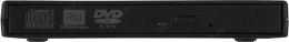 Внешний DVD-привод Gembird DVD-USB-02 с интерфейсом USB 2.0 пластик, черный