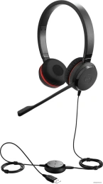 Гарнитура Jabra Evolve 30 II MS, для контактных центров, накладные, проводные, черный [5399-823-309]