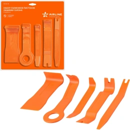 Съемники пистонов обшивки салона Airline 5 предметов, блистер AT-CR-04