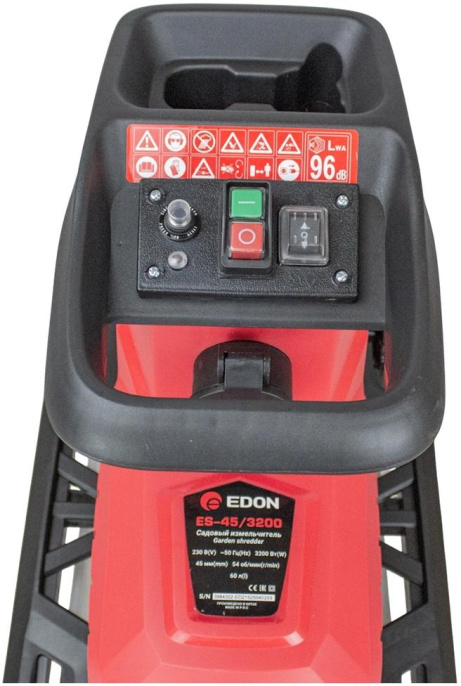 Садовый измельчитель Edon ES-45/3200 3200Вт 54об/мин