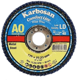Диск лепестковый Flap 125x22 мм, Р40 Karbosan KAR-981370