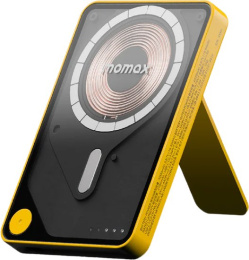 Внешний аккумулятор Momax IP131 1-Power X Pro 5000mAh Желтый IP131HKY совместимость с MagSafe, 20 Вт PD и быстрая зарядка Qualcomm Quick Charge 3.0, возможность зарядки