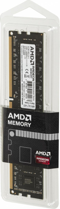 Оперативная память 8Gb AMD Radeon R5 Entertainment R538G1601U2S-U, DDR III, PC-12800, 1600MHz, 1.5V