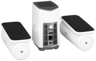 Видеокамера Baseus S0TX002131 Security S1 Pro Dual 3K 2-Cam Kit White S0SU00 станция: встроенная сирена 90 дБ, память 16 ГБ, подключение: Wi-Fi 2.4 ГГц, радиус