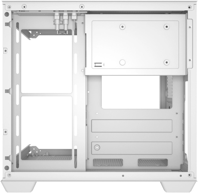 Корпус mATX BLOODY CC-121, Mini-Tower, без БП,  белый [cc-121-wh]