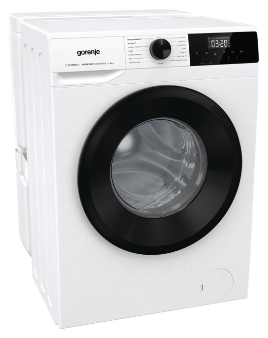 Стиральная машина Gorenje W1NHPI62SCSIRV, с внешним баком, с фронтальной загрузкой, 6кг, 1200об/мин, с паром, инверторная