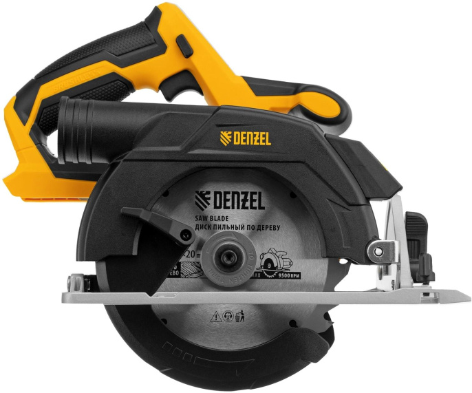Циркулярная пила дисковая Denzel CCS-165-0 ручная D диска.:165мм 27402