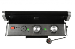 Электрогриль GFGril GF-165 2000Вт черный/серебристый