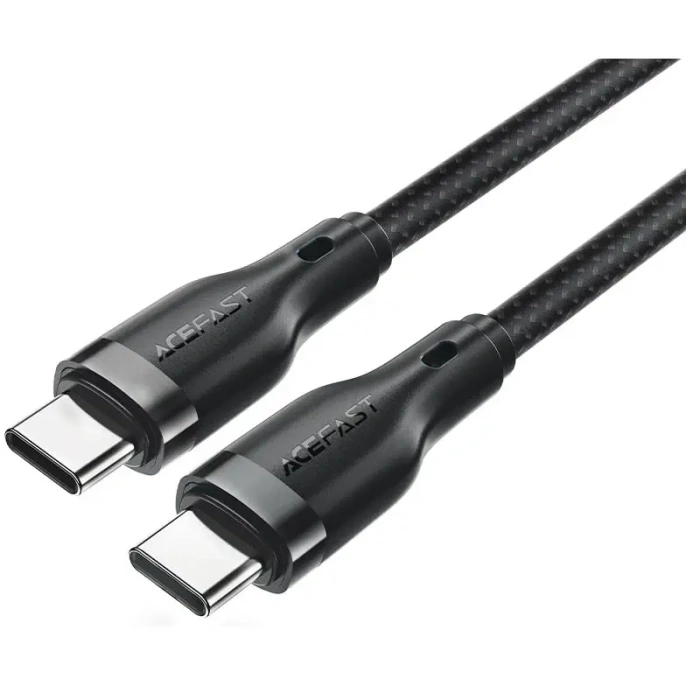 Кабель ACEFAST C8 USB-C to USB-C charging data cable - Black AF-C8-03-BK