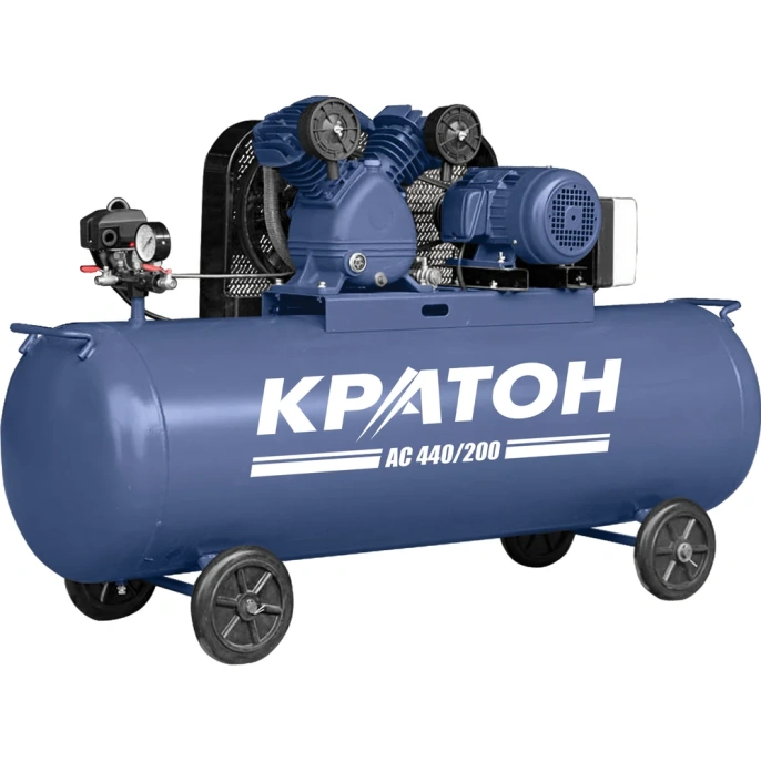 Компрессор с ременной передачей Кратон AC 440/200 3 01 01 021