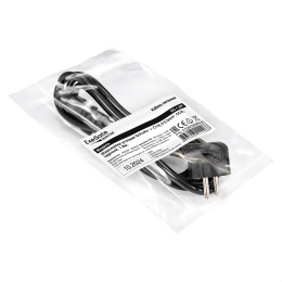 Кабель питания ExeGate Special PC-1.8S-Schuko(У)->C13/3x0.5 (Евровилка угловая EU/Тип F(Schuko) ->IEC 320 C13, 3*0.5mm2, CCA, черный, 1.8м) ES280999RUS