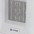 Тепловентилятор керамический Vitek VT-2052, 1500Вт, с термостатом, 2 режима, серый