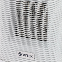 Тепловентилятор керамический Vitek VT-2052, 1500Вт, с термостатом, 2 режима, серый