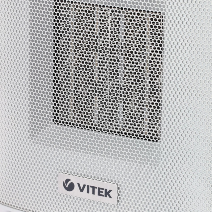 Тепловентилятор керамический Vitek VT-2052, 1500Вт, с термостатом, 2 режима, серый