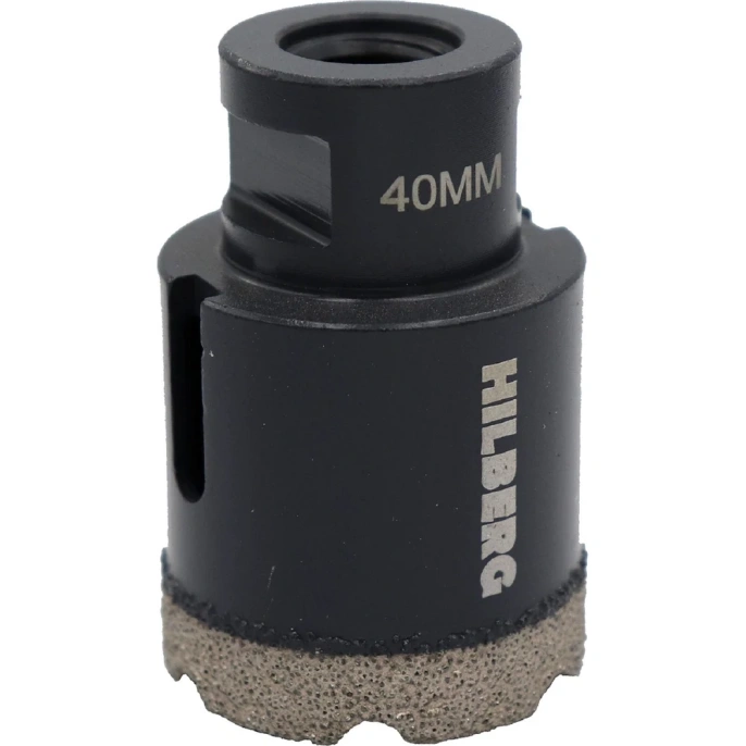 Коронка алмазная по керамике и керамограниту Super Hard (40 мм; M14) Hilberg HH640
