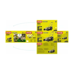 Бесщеточная газонокосилка Ryobi ONE+ RY18LMX37A-150 5133004582