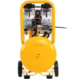 Компрессор поршневой Denzel DLS 2200/50 безмасляный 380л/мин 50л 2200Вт желтый