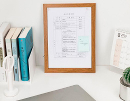 Доска пробковая Deli 8705 желтый 34х23см