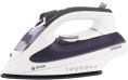 Утюг Vitek VT-8356, с паровым ударом, 2600Вт, с автоотключением, белый и серый