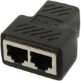 Разветвитель RJ-45 8P8C female -- 2 x 8P8C female VCOM CT252S FTP cat.5e