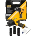 Набор из пневмогайковерта ударного JCB "Twin Hammer" 1/2" JCB-RP9510 KIT 58328