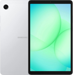 Планшет Samsung Galaxy Tab A11 BSM-X130 G99 2.2 8C RAM4Gb ROM64Gb 8.7" TFT 1340x800 Android 15 серебристый 8Mpix 5Mpix BT WiFi microSD 2Tb 5100mAh 7hr (SM-X130NZSACAU)