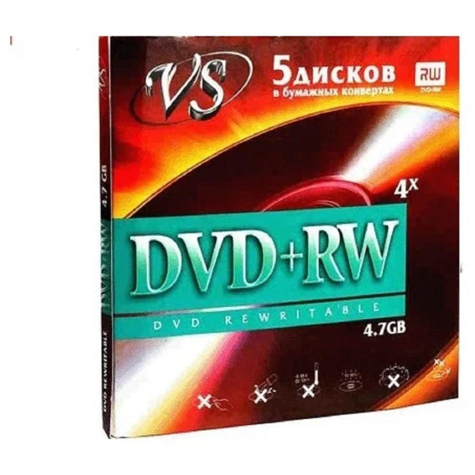 VS DVD+RW 4,7 GB 4x конверт/5 620588