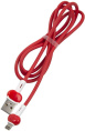 Кабель Redline Candy, Lightning m - USB m , 1м, 2A, красный [ут000021989]