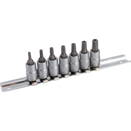 Набор головок TS10-TS40 1/4", на планке, 7 шт. FORCE 20711