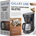 Кофеварка GALAXY LINE GL 0701, капельная, черный [гл0701л]