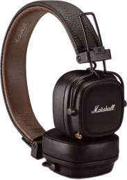 Наушники Marshall Major IV Коричневый 1006127 беспроводные, с микрофоном, накладные, портативные, Bluetooth 5.0, 20-20000 Гц, складное оголовье, быстрая зарядка, время работы: 80 ч