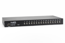 Сетевой концентратор USB NIO-EUSB 16ep USB/IP хаб на 16 портов с 1 блоком питания