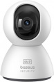 Видеокамера Baseus S0TV012132 Security P1 3K White (S0TV01) (разрешение: 3K (2560x1440), угол обзора: 105°, поворот: 360° горизонтальный, 90° вертикальный, ночное видение: ИК, детектирование движения: AI-определение человека + автослежение, двусторонняя а
