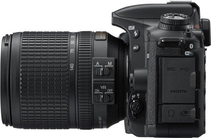 Зеркальный Фотоаппарат Nikon D7500 черный 20.9Mpix 18-140mm f/3.5-5.6G VR 3.15" 4K 4K SDXC Li-ion