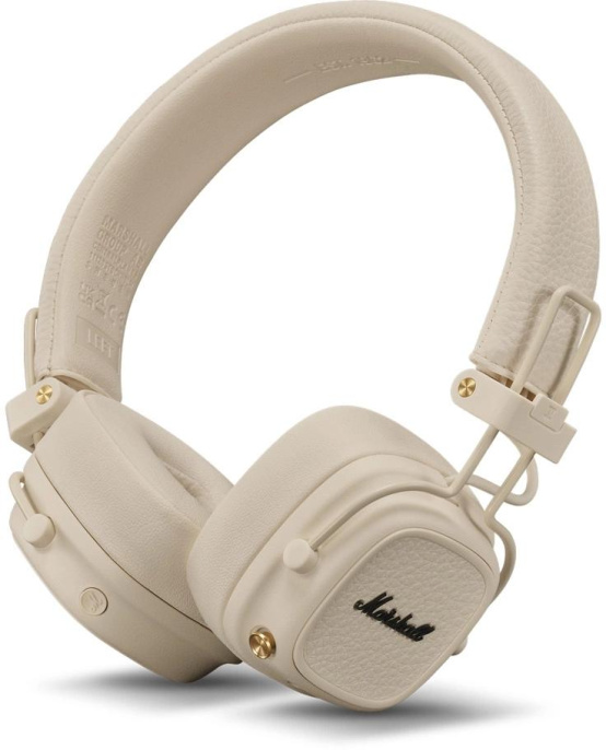Наушники MARSHALL Major V, 3.5 мм/Bluetooth, накладные, бежевый [major v cream]