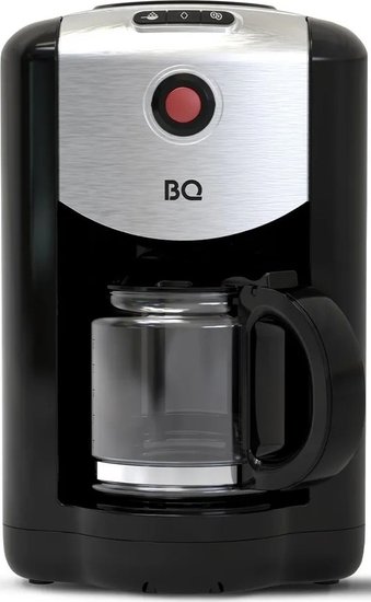 Капельная кофеварка со встроенной кофемолкой BQ CM1009 Черный-Стальной